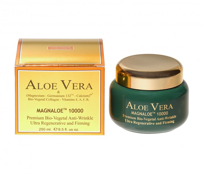 Canarias Cosmetics Aloe Vera Magnaloe 10000 Antifalten Creme 250 Ml